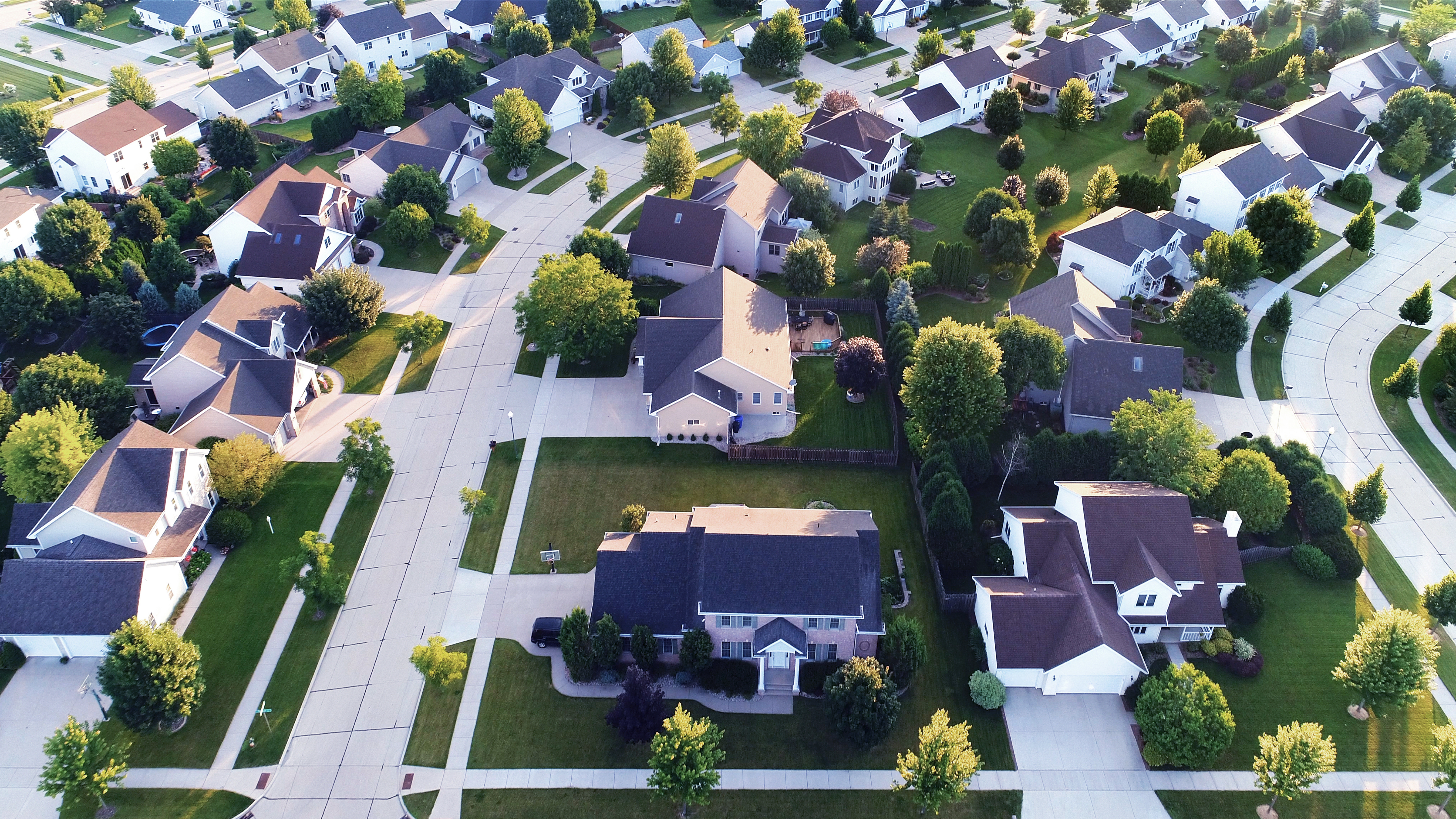 Suburban Neighborhood View